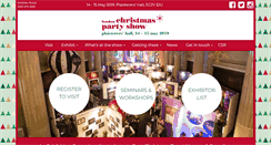 Desktop Screenshot of londonchristmaspartyshow.com